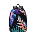thumbnail image 1 of Balery Tropical Palm Leaves Vintage Canvas Backpack for Men and Women - Large Capacity, Durable Travel Laptop Bag for School, Work, Hiking, and Outdoor Activities, 1 of 7