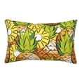 thumbnail image 1 of Balery Tropical Summer Fruit Bedding Queen Pillow Cases - Envelope Closure - Soft Brushed Microfiber Fabric - Shrinkage and Fade Resistant Pillow Cases-16"x24", 1 of 9