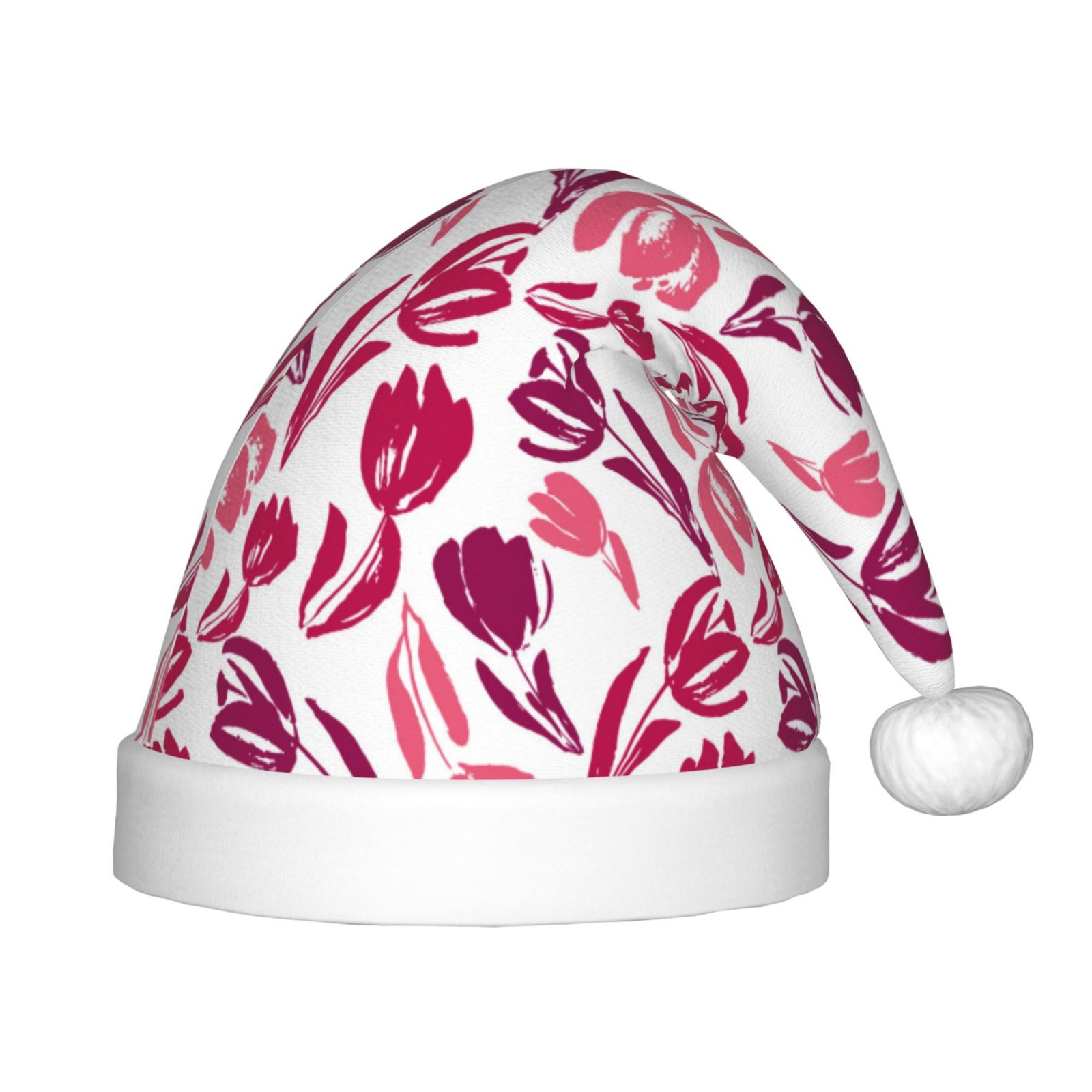 Berry Flowers Santa Hat