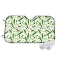 thumbnail image 1 of Balery Tulips Flowers Print Car Windshield Sun Shade,Windshield Sunshade for Car Pickup Truck SUV Accessories-Small, 1 of 7