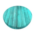 thumbnail image 1 of Balery Turquoise Wooden2 Round Bar Stool Seat Covers Velvet Fabric Adjustable Protects from Scratches and Stains for 14-17 Inch Chair-12 inch, 1 of 7