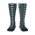 thumbnail image 1 of Balery Turtle Chrysanthemum Printed Novelty Socks Men's Women's Crew Socks Sports Socks Knee High Socks Cotton Socks Quirky and Cool Socks, 1 of 9