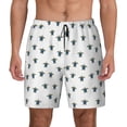 thumbnail image 1 of Balery Turtle Mens Swim Trunks Swim Shorts for Men Quick Dry Inseam Beach Shorts with Compression Liner Pocket-Large, 1 of 9