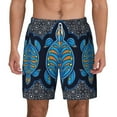 thumbnail image 1 of Balery Turtle Mens Swim Trunks Swim Shorts for Men Quick Dry Inseam Beach Shorts with Compression Liner Pocket-Large, 1 of 9
