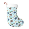 thumbnail image 1 of Balery Turtle Pattern Christmas Stockings with Initials, 18" Large Knit Christmas Stocking,Xmas Stocking for Kids, Holiday and Family Stocking, 1 of 7