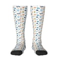thumbnail image 1 of Balery Undersea Animals Printed Novelty Socks Men's Women's Crew Socks Sports Socks Knee High Socks Cotton Socks Quirky and Cool Socks, 1 of 9