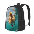 thumbnail image 1 of Balery Underwater Swimming Duck Backpack for Men and Women - Durable 600D Oxford Cloth -Large Capacity, Water-Resistant School, Travel, and Hiking Bag, 1 of 7