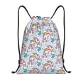 thumbnail image 1 of Balery Unicorn DoingYoga Pattern Drawstring Backpack Bag Sport Gym Sackpack Cinch Bags Pattern Drawstring Backpack Bag Sport Gym Sackpack Cinch Bags -Medium, 1 of 6