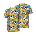 thumbnail image 1 of Balery Various Balls Baseball Jersey for Men Casual Button Down Shirts Short Sleeve Active Team Sports Uniform-Medium, 1 of 9