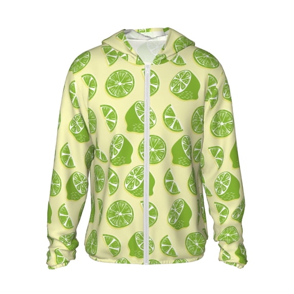 Balery Various Lemons Men's Women's UPF 50+ Sun Protection Lightweight Hoodie Performance Long Sleeve Shirt for Fishing Running-XX-Large