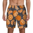 thumbnail image 1 of Balery Various Oranges Mens Swim Trunks Swim Shorts for Men Quick Dry Inseam Beach Shorts with Compression Liner Pocket-XX-Large, 1 of 9
