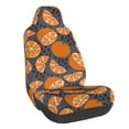thumbnail image 1 of Balery Various Oranges Pattern Car Seat Cover - Soft & Breathable Front Premium Covers with Non-Slip Protector Fits Most Automotive, Vans, SUVs, Trucks - 1 Unit, 1 of 5