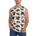 thumbnail image 1 of Balery Various Turtle Men's Sleeveless Muscle Shirts Workout Tank Top, Moisture Wicking, Odor Protection-X-Large, 1 of 8