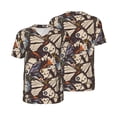thumbnail image 1 of Balery Vector Butterflies Baseball Jersey for Men Casual Button Down Shirts Short Sleeve Active Team Sports Uniform-Medium, 1 of 9