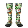 thumbnail image 1 of Balery Vegan1 Printed Novelty Socks Men's Women's Crew Socks Sports Socks Knee High Socks Cotton Socks Quirky and Cool Socks, 1 of 9