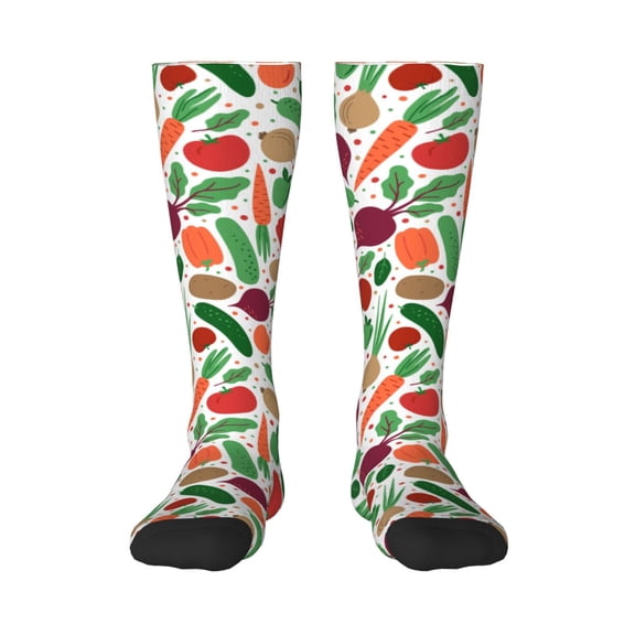 Balery Vegetables Fun Novelty Socks Men'S Women'S Crew Socks Funny Crazy Novelty Socks Quirky And Cool Socks