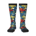 thumbnail image 1 of Balery Vehicles Cartoon With Funny Drivers Fun Novelty Socks Men'S Women'S Crew Socks Funny Crazy Novelty Socks Quirky And Cool Socks, 1 of 9