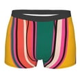 thumbnail image 1 of Balery Vertical Stripes Men's Boxer Briefs, Soft and Breathable Cotton Underwear with nylon Waistband-XX-Large, 1 of 9