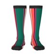 thumbnail image 1 of Balery Vertical Stripes Printed Novelty Socks Men's Women's Crew Socks Sports Socks Knee High Socks Cotton Socks Quirky and Cool Socks, 1 of 9
