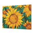 thumbnail image 1 of Balery Vibrant Sunflower Painting Pattern Canvas Decorative Picture – 30x40in Premium Wall Art, Modern Canvas Print for Home Decor（Horizontal）, 1 of 6