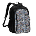 thumbnail image 1 of Balery Video Game Print USB Charging Backpack for Men and Women - Water-Resistant, Anti-Theft Laptop Backpack with USB Port for Travel, Work, School, and College, 1 of 7
