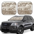 thumbnail image 1 of Balery 2 Piece Vineyard Landscape 1 Car Windshield Sun Shade|Foldable Front Windshield Shade for Car Front Window for Most Sedans SUV Truck-Large, 1 of 7