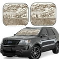 thumbnail image 1 of Balery Vineyard Landscape 1 Sun Shield 2 Pack For Car Front Windows Foldable Sun Visor Protector Blocks Max Uv Rays And Keeps Your Vehicle Cool For Most Sedans Suv Truck, 1 of 7