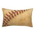 thumbnail image 1 of Balery Vintage Baseball Bedding Queen Pillow Cases - Envelope Closure - Soft Brushed Microfiber Fabric - Shrinkage and Fade Resistant Pillow Cases-16"x24", 1 of 9