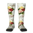 thumbnail image 1 of Balery Vintage Bike Flower Butterfly Fun Novelty Socks Men'S Women'S Crew Socks Funny Crazy Novelty Socks Quirky And Cool Socks, 1 of 9