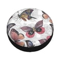 thumbnail image 1 of Balery Vintage Butterflies Tire Covers - Tough Tire Wheel Protector for Truck, SUV, Trailer, Camper, RV -17 inch, 1 of 8