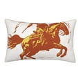 thumbnail image 1 of Balery Vintage Cowboy On A Bronco Horse Bedding Queen Pillow Cases - Envelope Closure - Soft Brushed Microfiber Fabric - Shrinkage and Fade Resistant Pillow Cases-16"x24", 1 of 6