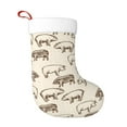 thumbnail image 1 of Balery Vintage Farm Pigs Pattern Christmas Stockings with Initials, 18" Large Knit Christmas Stocking,Xmas Stocking for Kids, Holiday and Family Stocking, 1 of 7