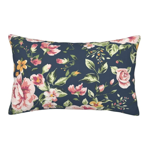 Balery Vintage Floral Bedding Queen Pillow Cases - Envelope Closure - Soft Brushed Microfiber Fabric - Shrinkage and Fade Resistant Pillow Cases-
