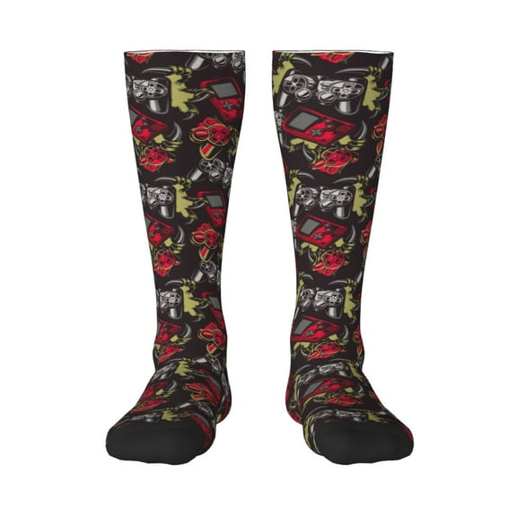Balery Vintage Gaming Fun Novelty Socks Men'S Women'S Crew Socks Funny Crazy Novelty Socks Quirky And Cool Socks