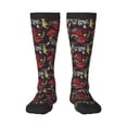 thumbnail image 1 of Balery Vintage Gaming Printed Novelty Socks Men's Women's Crew Socks Sports Socks Knee High Socks Cotton Socks Quirky and Cool Socks, 1 of 9