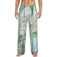 thumbnail image 1 of Balery Vintage Rose1 print Men's Pajama Pants,Ultra Lightweight Pjs,Lounge Pant-X-Large, 1 of 9