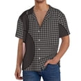 thumbnail image 1 of Balery Vinyl Records Men's Casual Button Down Shirt Short Sleeve Textured Summer Cuban Beach Shirts-XX-Large, 1 of 7