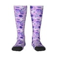 thumbnail image 1 of Balery Violet Fun Novelty Socks Men'S Women'S Crew Socks Funny Crazy Novelty Socks Quirky And Cool Socks, 1 of 9