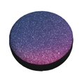 thumbnail image 1 of Balery Violet Glitter Tire Covers - Tough Tire Wheel Protector for Truck, SUV, Trailer, Camper, RV -14 inch, 1 of 8