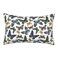 thumbnail image 1 of Balery Watercolor Butterflies Bedding Queen Pillow Cases - Envelope Closure - Soft Brushed Microfiber Fabric - Shrinkage and Fade Resistant Pillow Cases-14"x20", 1 of 6