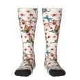 thumbnail image 1 of Balery Watercolor Floral With Butterflies Fun Novelty Socks Men'S Women'S Crew Socks Funny Crazy Novelty Socks Quirky And Cool Socks, 1 of 9