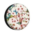 thumbnail image 1 of Balery Watercolor Floral With Butterfliestire Cover Waterproof Dust-Proof, Universal Spare Wheel Tire Cover For Trailer, Rv, Suv Truck And Vehicle Camper Accessories-14 Inch, 1 of 9