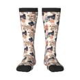 thumbnail image 1 of Balery Watercolor Plants Printed Novelty Socks Men's Women's Crew Socks Sports Socks Knee High Socks Cotton Socks Quirky and Cool Socks, 1 of 9