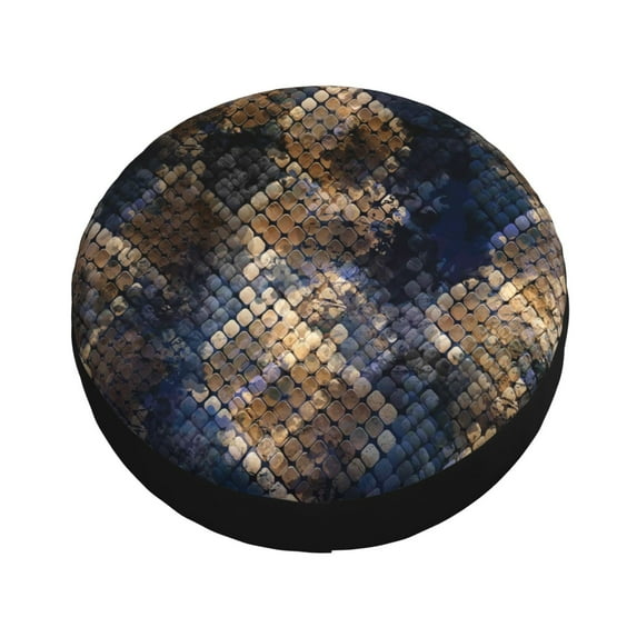 Balery Watercolor Snake Skin Tire Covers - Tough Tire Wheel Protector for Truck, SUV, Trailer, Camper, RV -17 inch