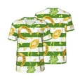 thumbnail image 1 of Balery Watercolor St Patrick Day Baseball Jersey for Men Casual Button Down Shirts Short Sleeve Active Team Sports Uniform-Small, 1 of 9