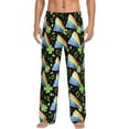 thumbnail image 1 of Balery Watercolor St Patrick Day print Men's Pajama Pants,Ultra Lightweight Pjs,Lounge Pant-X-Large, 1 of 6