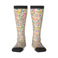 thumbnail image 1 of Balery Watercolor Wildflowers Fun Novelty Socks Men'S Women'S Crew Socks Funny Crazy Novelty Socks Quirky And Cool Socks, 1 of 9