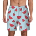 thumbnail image 1 of Balery Watermelon Mens Swim Trunks Swim Shorts for Men Quick Dry Inseam Beach Shorts with Compression Liner Pocket-Medium, 1 of 9