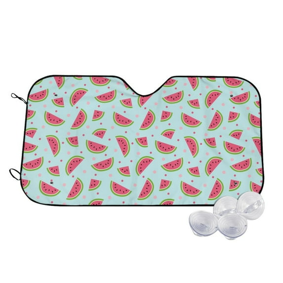 Balery Watermelon Print Car Windshield Sun Shade,Windshield Sunshade for Car Pickup Truck SUV Accessories-