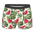 thumbnail image 1 of Balery Watermelons Men's Boxer Briefs, Soft and Breathable Cotton Underwear with nylon Waistband-Large, 1 of 9
